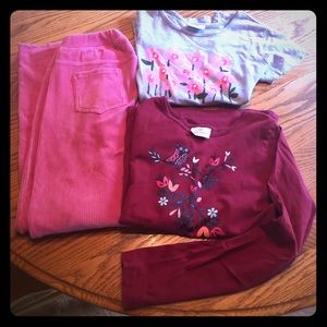 Pants/tee and long sleeve all go togheter